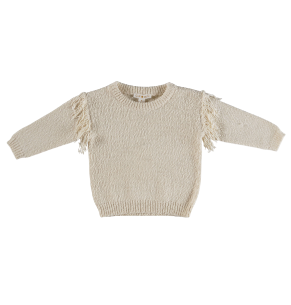 Grown FRILL PULLOVER MILK