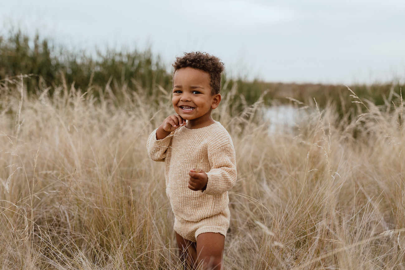 LIGHT BROWN KNITTED SWEATER | KNITTED PULL OVER | BABY CLOTHING