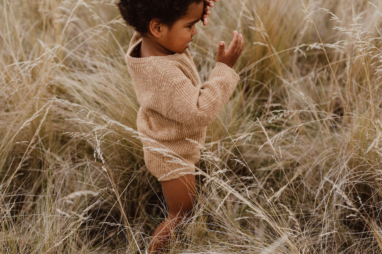 BROWN KNITTED BLOOMER | KNITTED SHORT PANTS | CHILDREN'S CLOTHES
