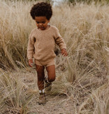 BRUINE GEBREIDE SWEATER | PRACHTIG GEBREIDE TRUI | KINDERKLEDING