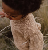 BRUINE GEBREIDE SWEATER | PRACHTIG GEBREIDE TRUI | KINDERKLEDING