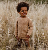 BRUINE GEBREIDE SWEATER | PRACHTIG GEBREIDE TRUI | KINDERKLEDING