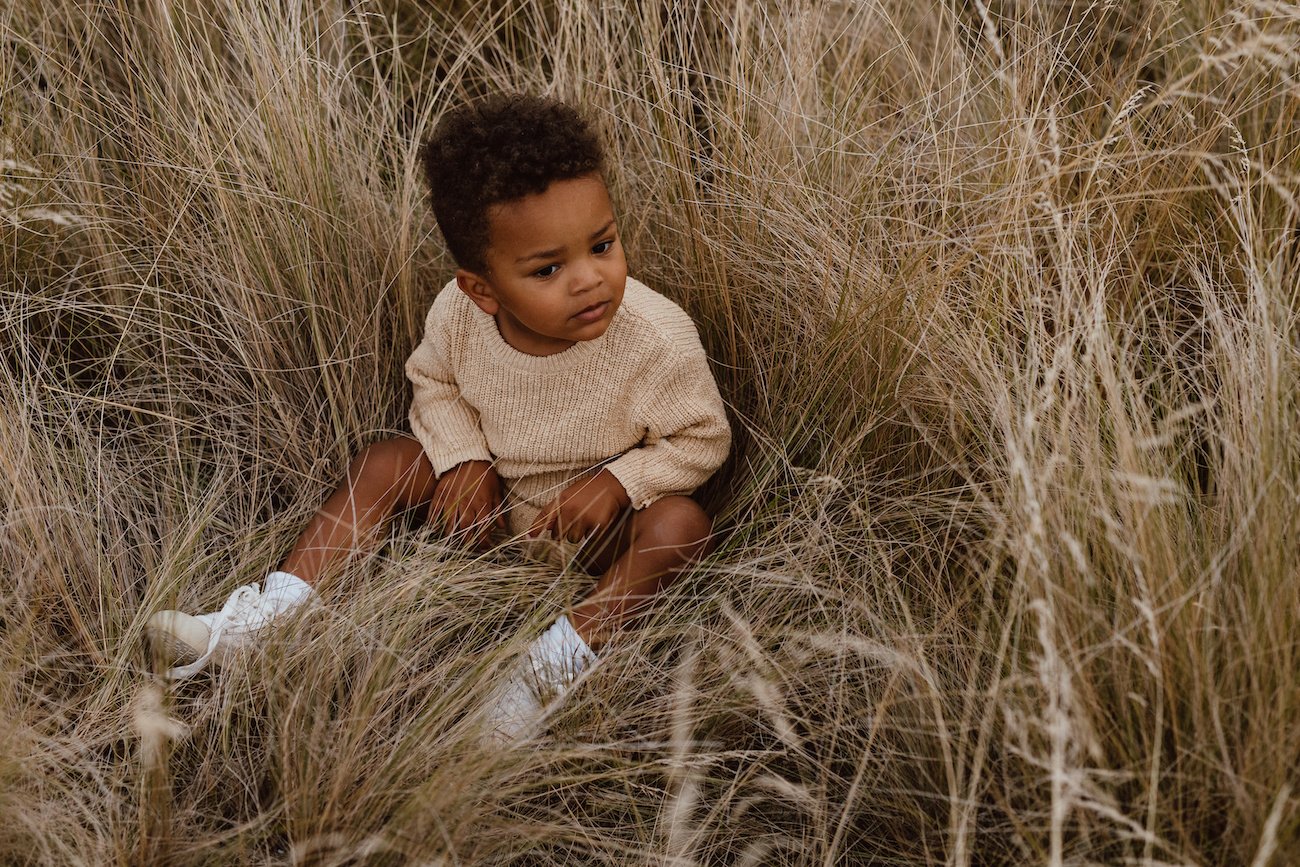 LIGHT BROWN KNITTED SWEATER | KNITTED PULL OVER | BABY CLOTHING