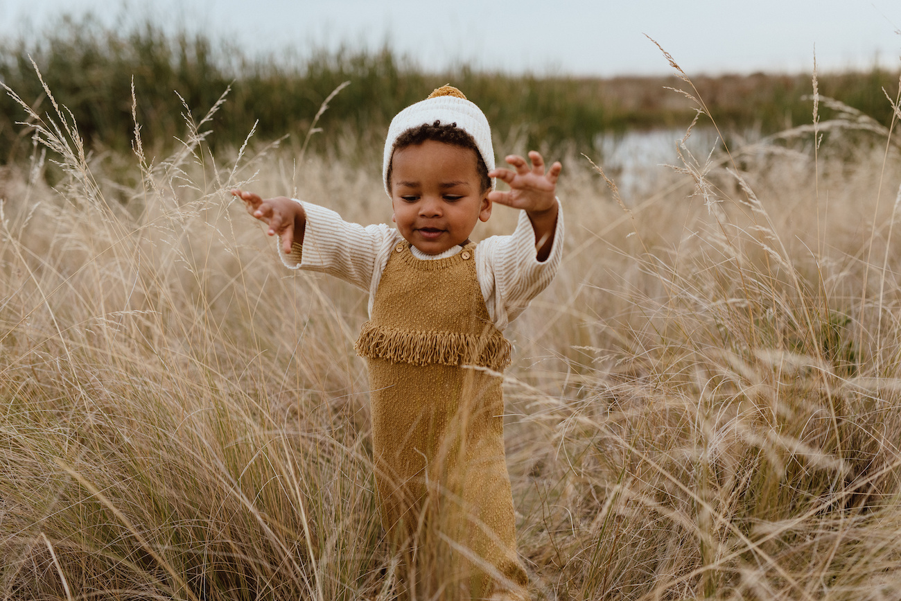 KNITTED BOX SUIT | BEAUTIFUL PLAYSUIT WITH FRINGES | BABY CLOTHES