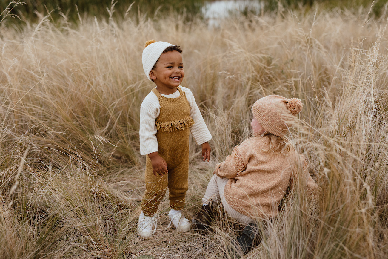 KNITTED BOX SUIT | BEAUTIFUL PLAYSUIT WITH FRINGES | BABY CLOTHES