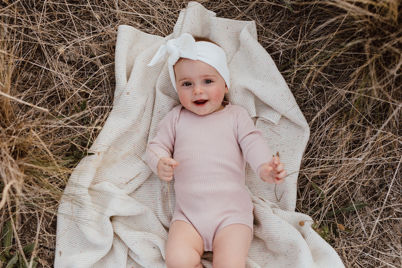 FINE KNITTED ROMPER | BEAUTIFUL BODYSUIT MADE FROM GOTS COTTON