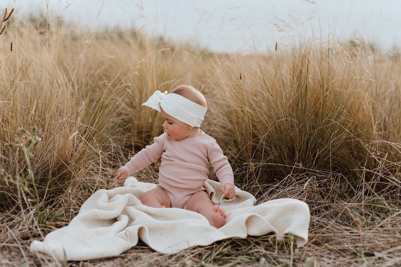 FINE KNITTED ROMPER | BEAUTIFUL BODYSUIT MADE FROM GOTS COTTON
