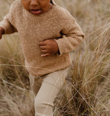 FINE KNITTED LEGGINGS | BEAUTIFUL BABY PANTS MADE OF RIBBED COTTON