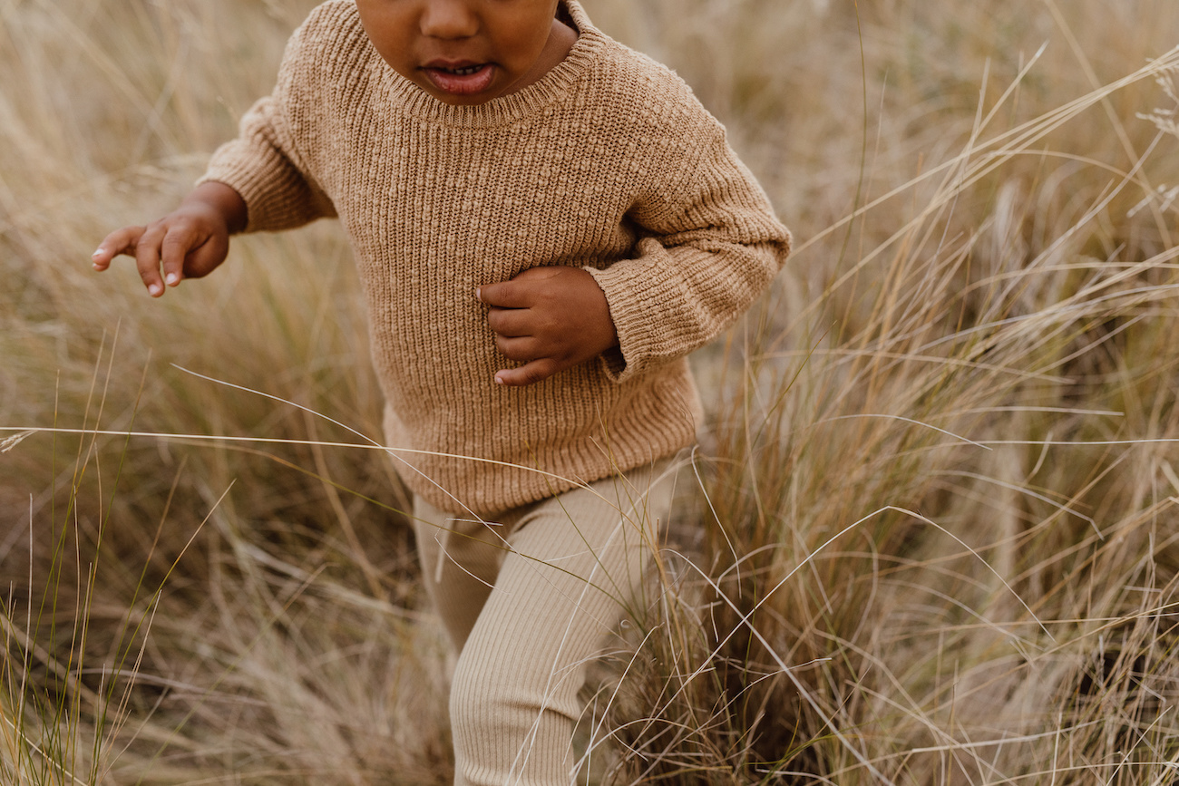 FIJN GEBREIDE LEGGING | PRACHTIG BABY BROEKJE VAN RIB KATOEN