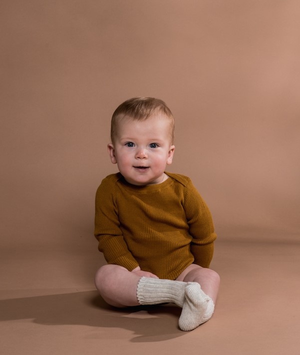 FINE KNITTED ROMPER | BEAUTIFUL BODYSUIT MADE FROM GOTS COTTON