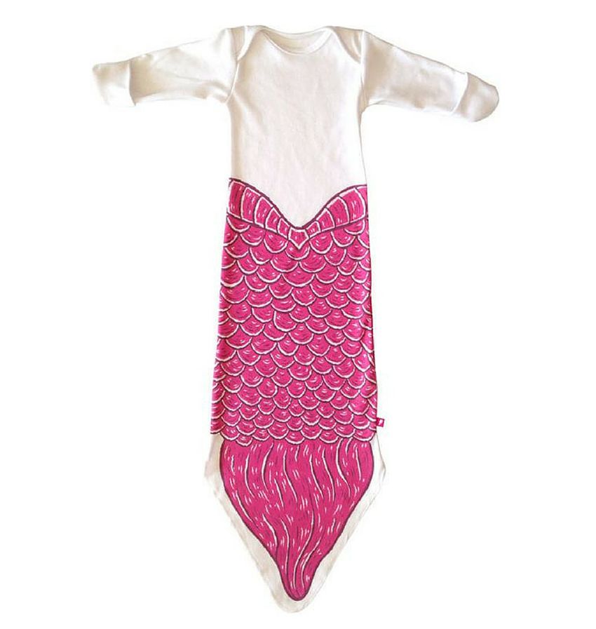 GEKNOOPTE SLAAPZAK CQ TRAPPELZAKJE MERMAID PINK - ELECTRIK KIDZ