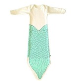 GEKNOOPTE SLAAPZAK EN TRAPPELZAKJE MERMAID GREEN | ELECTRIK KIDZ