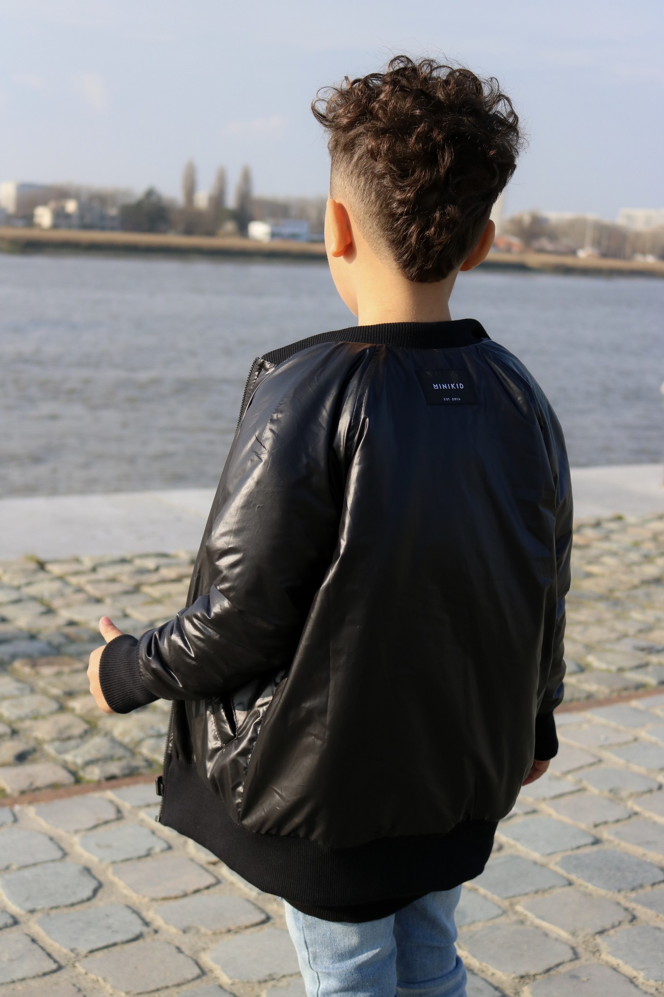 STOER JASJE VOOR KINDEREN | TWEEZIJDIGE TUSSENJAS | MINIKID KINDERKLEDING