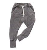 Booso GREY STRIPED ACID PANTS