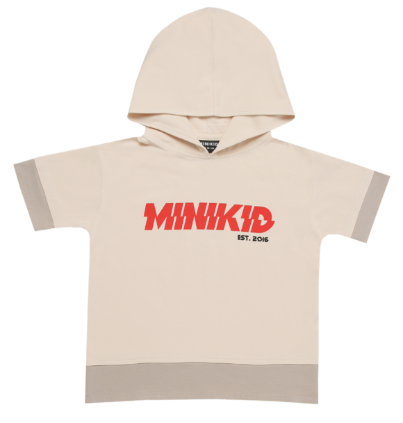 HOODED SHIRT BEIGE