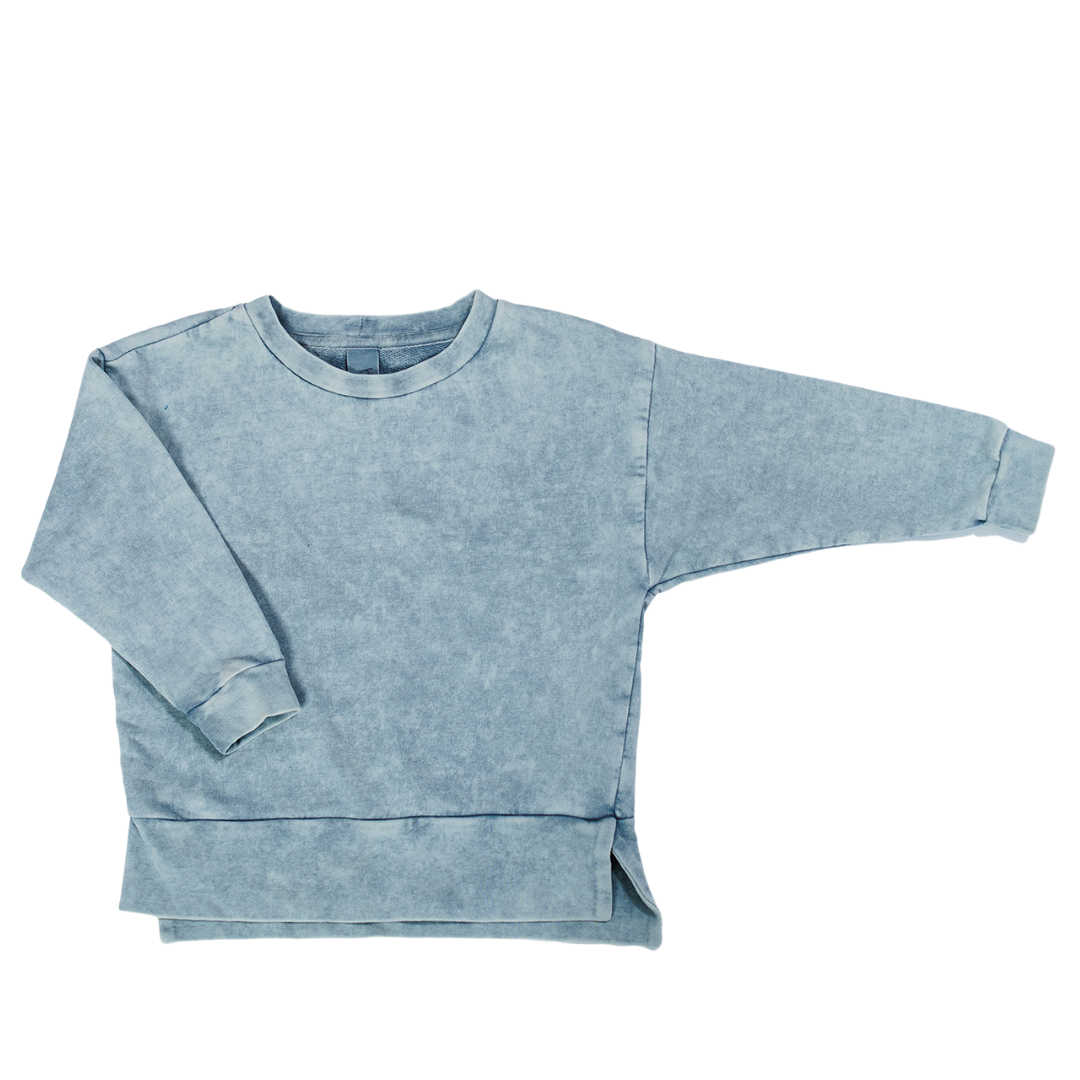 Booso BLUE SIMPLE ACID SWEATSHIRT