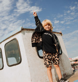 Minikid KORTE BROEK MET LUIPAARD PRINT | STOERE SHORTS | KINDERKLEDING