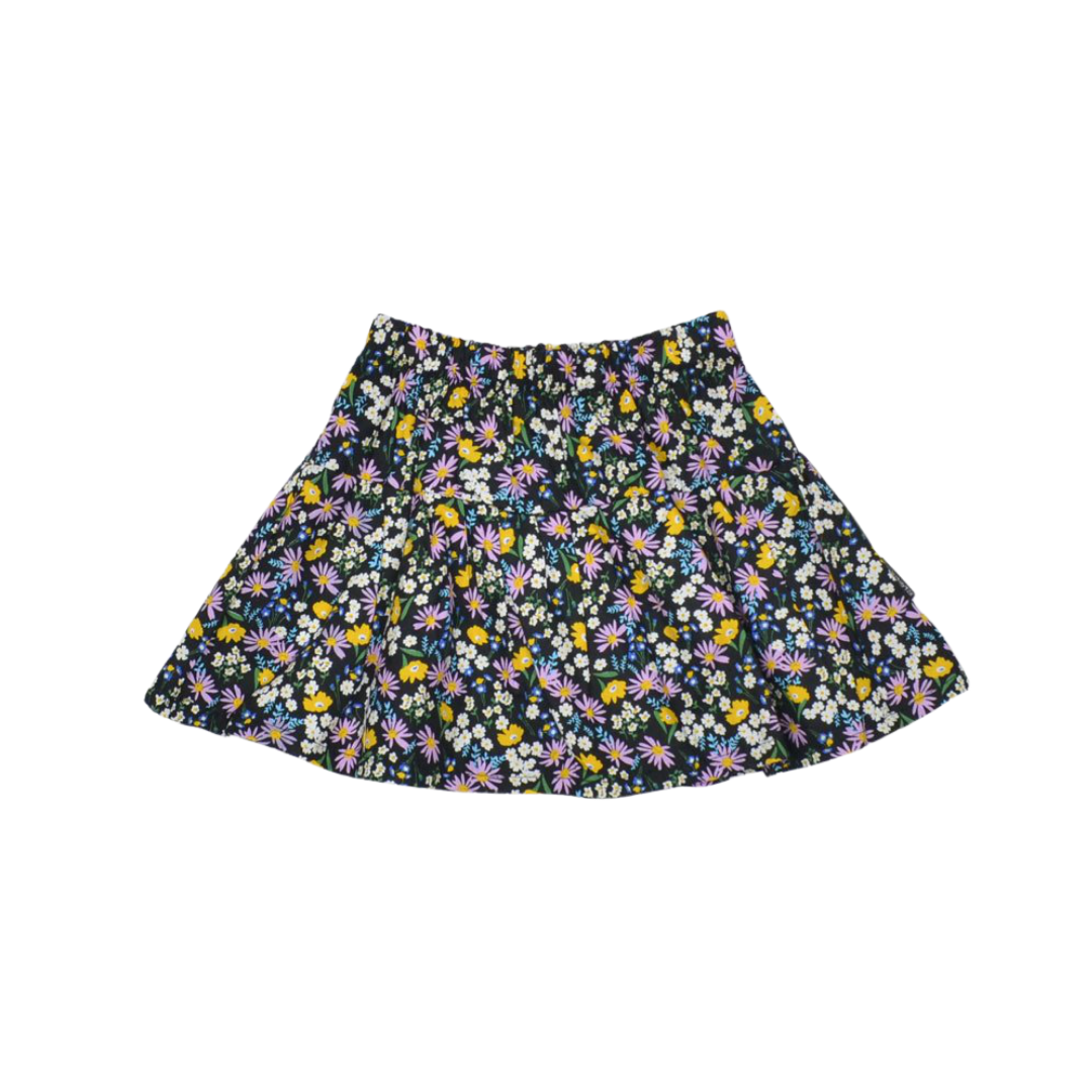 SKIRT WITH FLORAL PRINT | PLEATED SKIRT FOR GIRLS | GIRL CLOTHES