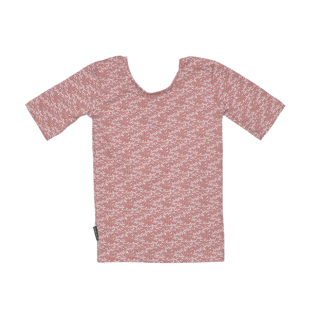 SHIRT WITH LOW BACK | SHIRT WITH FLORAL PRINT | GIRL CLOTHES