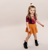 ORANGE SKIRT | PLEATED SKIRT FOR GIRLS | GIRL CLOTHES
