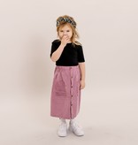 ZWART SHIRT MET LAGE RUG | ZWART SHIRT MET LANGE MOUWEN | MEISJESKLEDING