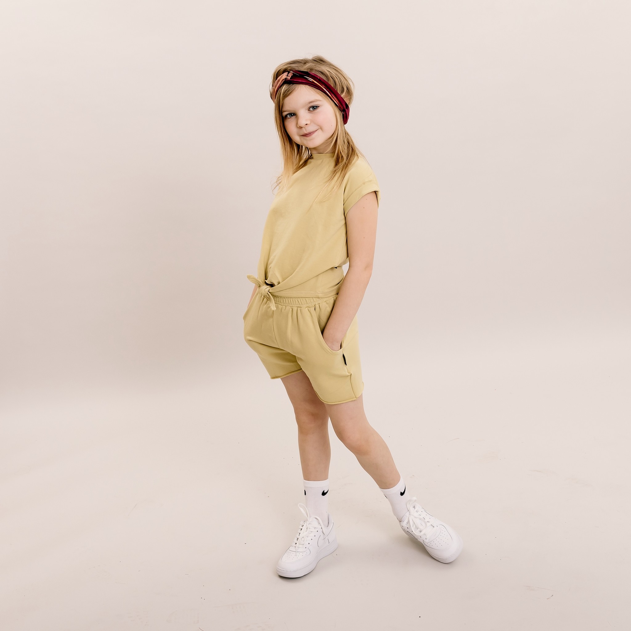 No Labels Kidswear YELLOW BERMUDE | SHORT PANTS YELLOW | CHILDREN'S CLOTHES