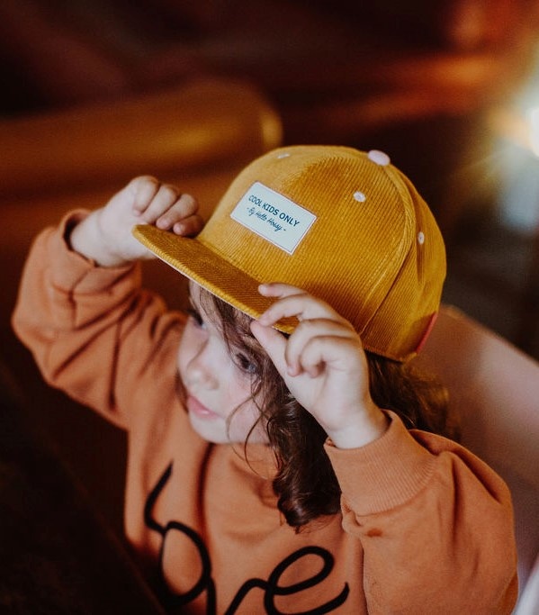 CHILDREN'S HAT | VELVET RIBBED CAP | COOL BABY CAP