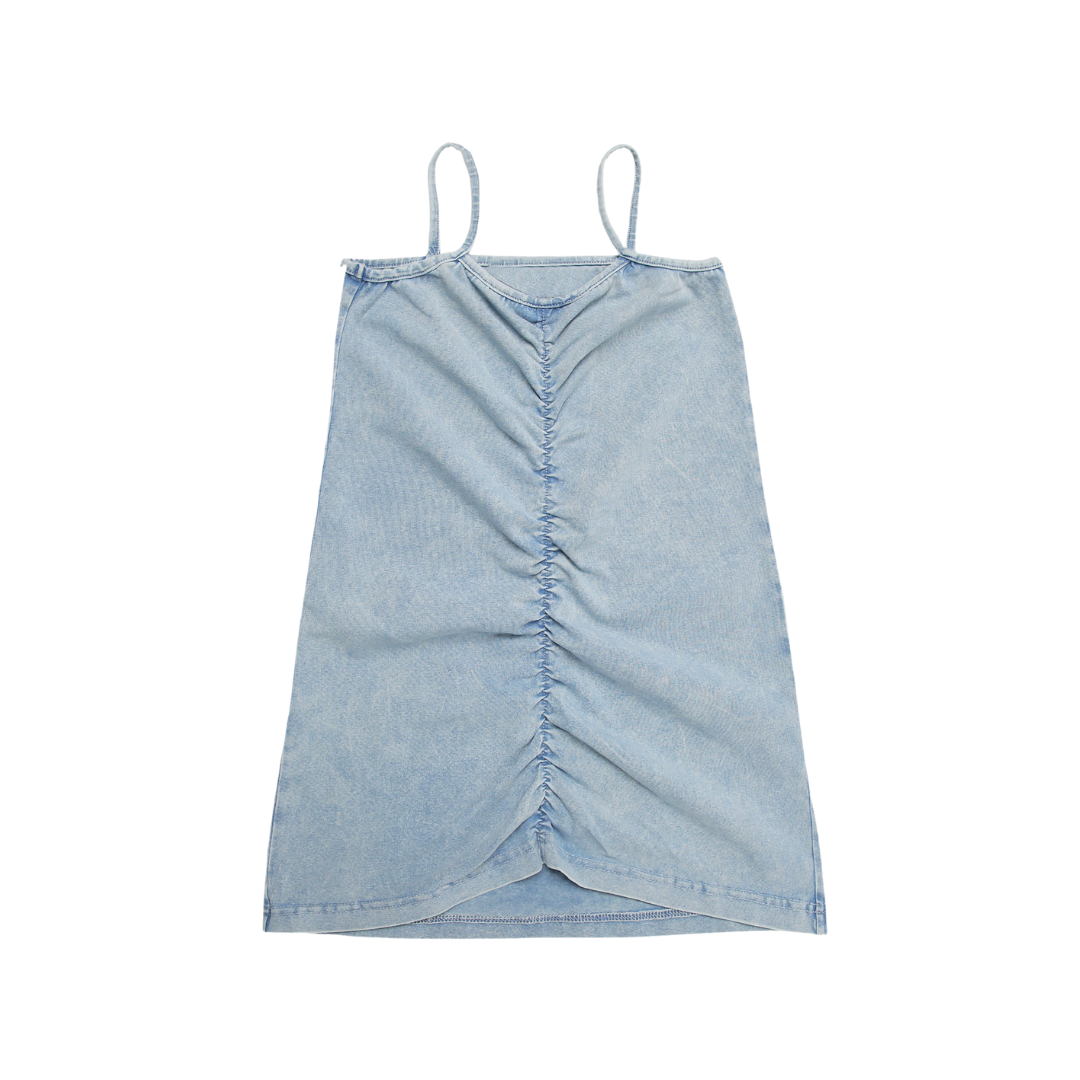 STOER JURKJE | ACID BLAUWE JURK VOOR MEISJES  | MEISJES KLEDING