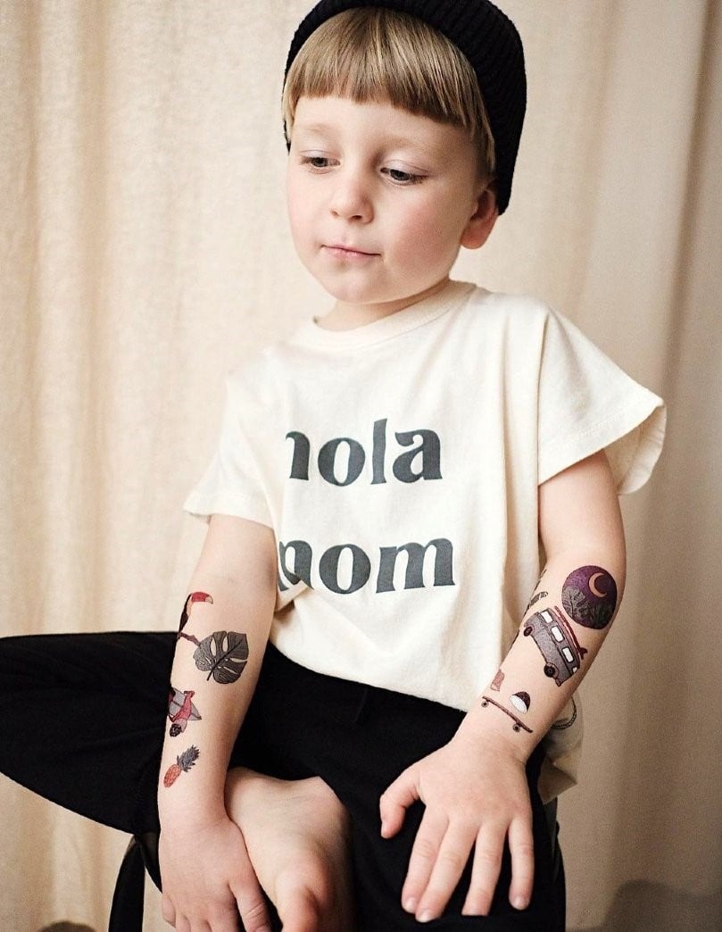 SURF TATTOO  CHILD TATTOO  TEMPORARY TATTOO  Minis Only  Kids clothing  and Baby clothing