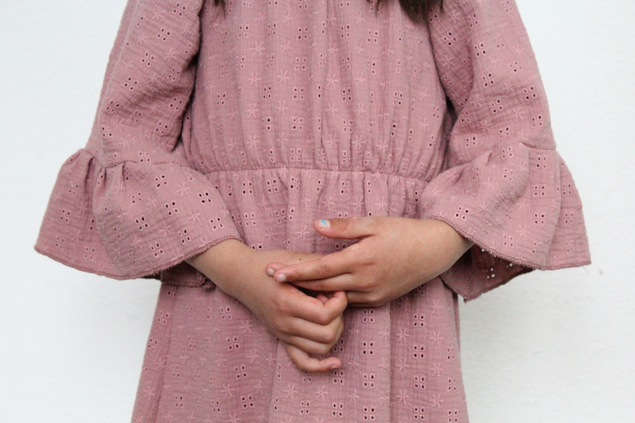 JURK VOOR MEISJES | JURKJE MET BOORDUURWERK | MEISJESKLEDING