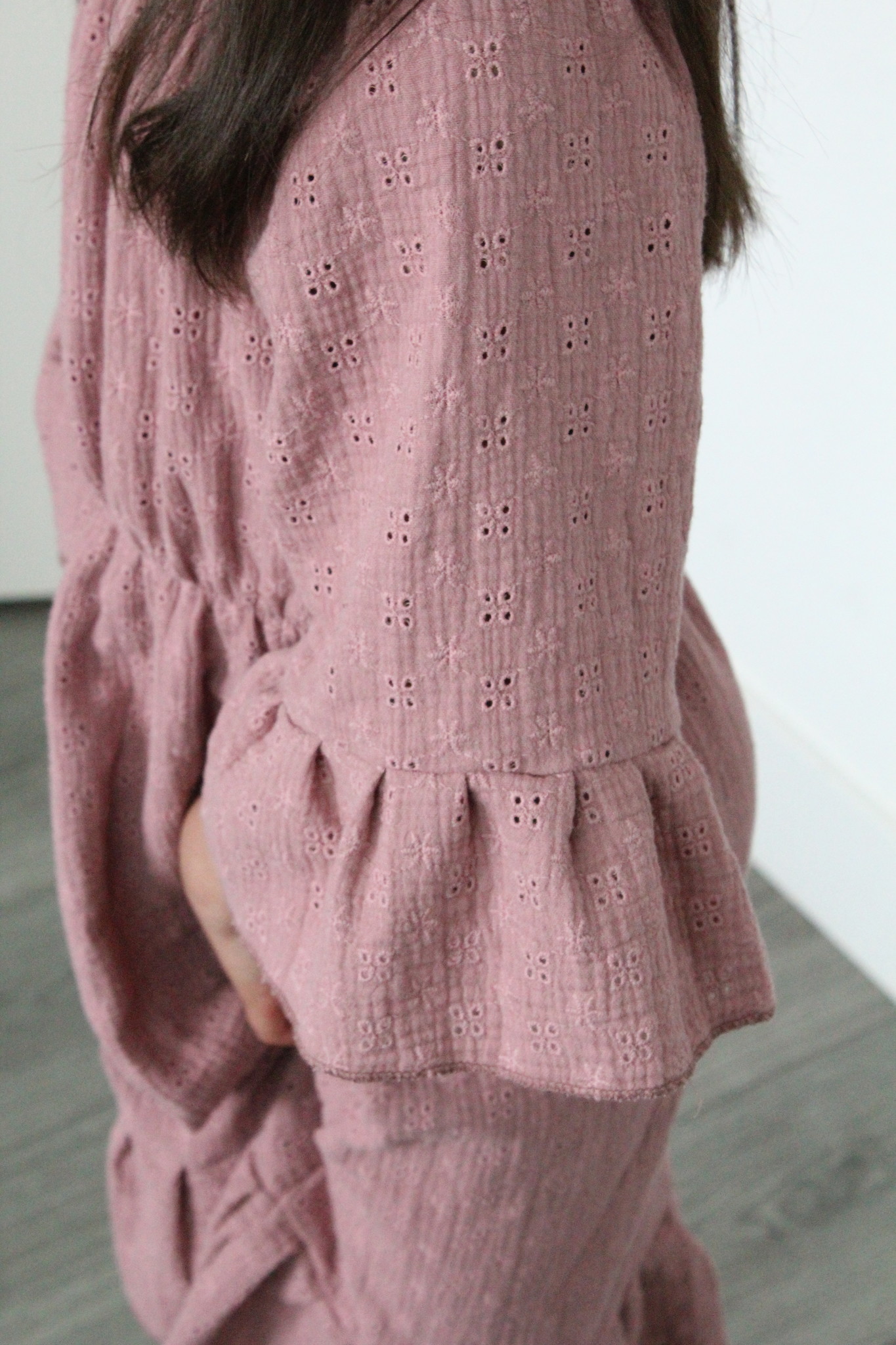 JURK VOOR MEISJES | JURKJE MET BOORDUURWERK | MEISJESKLEDING