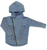 BLUE HOODIE FOR CHILDREN | COOL HOODED CARDIGAN | KIDS STREETWEAR | MINIKID