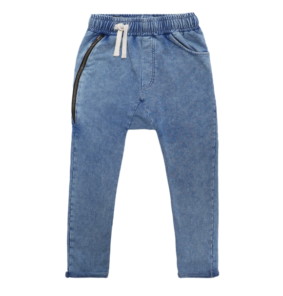 Minikid ZIPPER JOGGERS MARMO BLUE