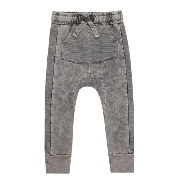 Minikid RELAXED JOGGERS ACID GRAPHITE