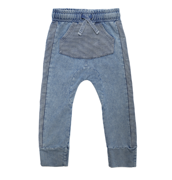 RELAXED JOGGERS MARMO BLUE