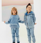 ACID BLAUWE DENIM JOGGER | COMFORTABEL BROEKJE | STOERE KINDERKLEDING