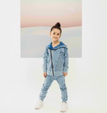 Minikid BLUE HOODIE FOR CHILDREN | COOL HOODED CARDIGAN | KIDS STREETWEAR | MINIKID