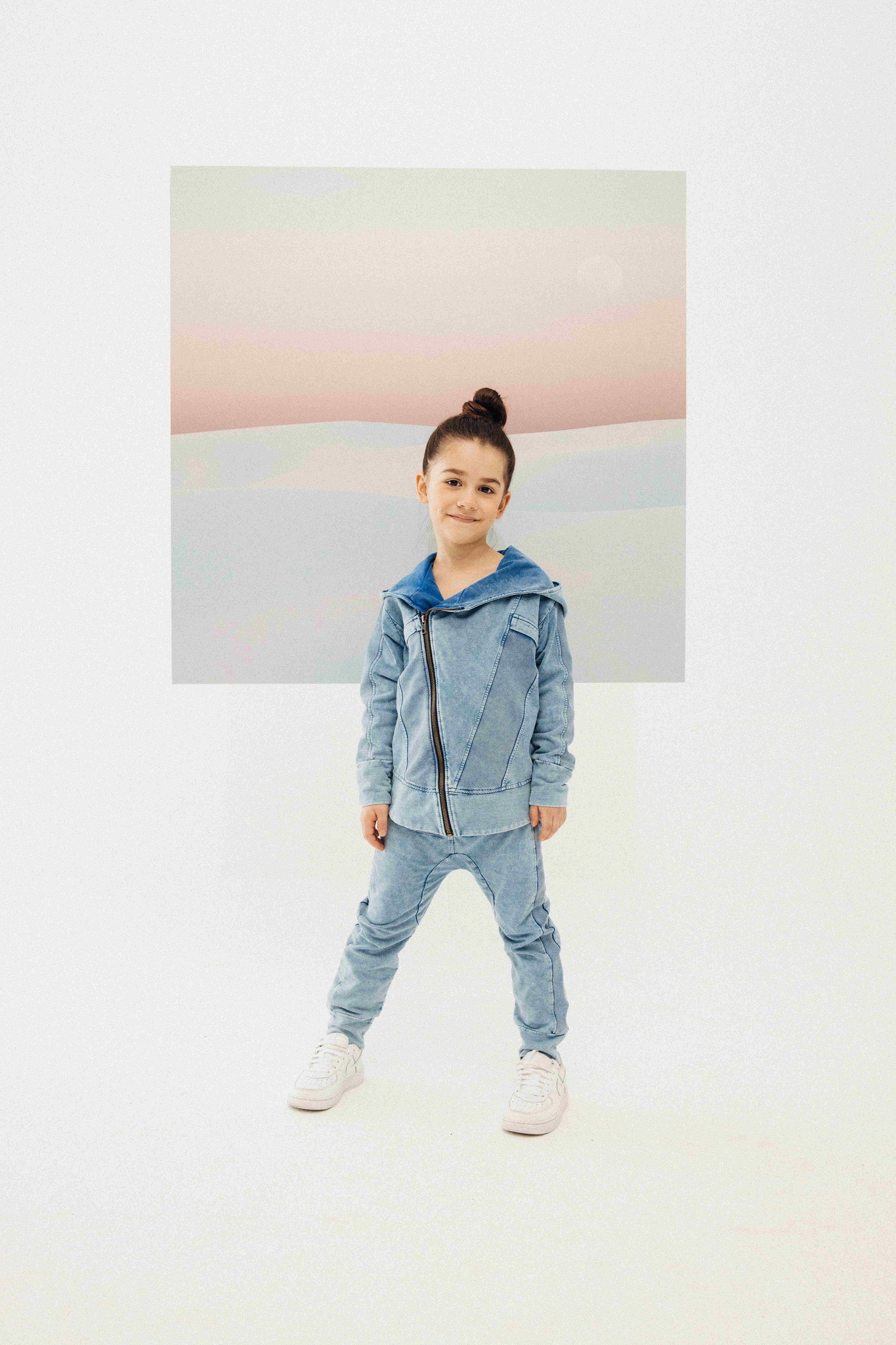 BLUE HOODIE FOR CHILDREN | COOL HOODED CARDIGAN | KIDS STREETWEAR | MINIKID