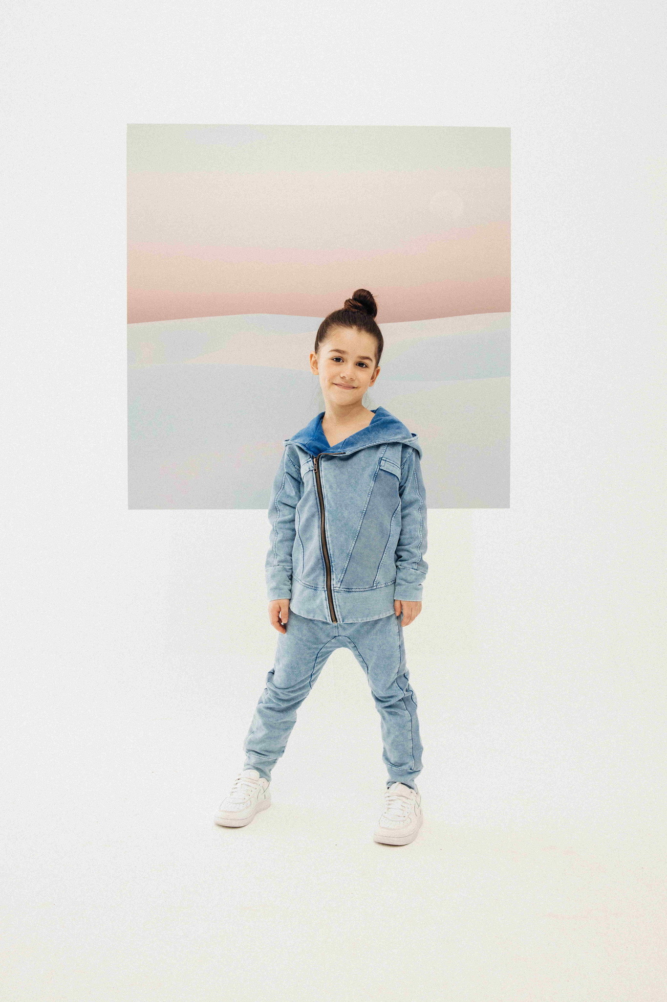 Minikid BLAUWE HOODIE VOOR KINDEREN | STOER VEST MET CAPUCHON | MINIKID