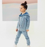 Minikid BLAUWE HOODIE VOOR KINDEREN | STOER VEST MET CAPUCHON | MINIKID