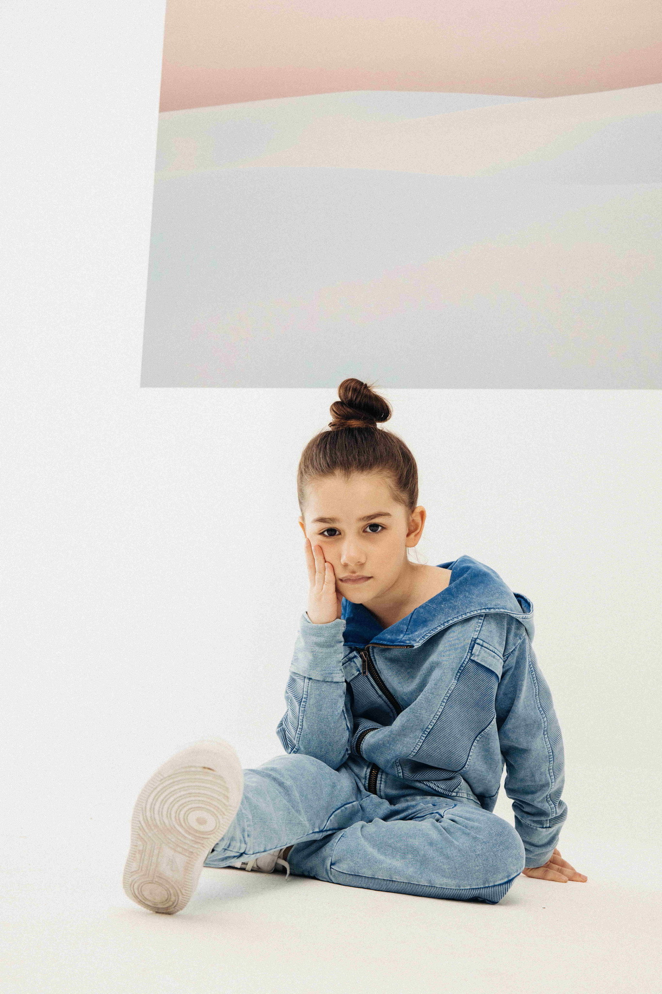 BLUE HOODIE FOR CHILDREN | COOL HOODED CARDIGAN | KIDS STREETWEAR | MINIKID