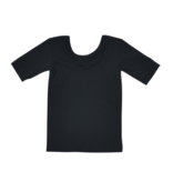 BLACK SHIRT WITH LOW BACK | BLACK LONG SLEEVED SHIRT | GIRLS CLOTHING