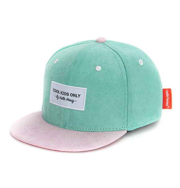 Hello Hossy SNAPBACK SUEDE GREEN BLUE