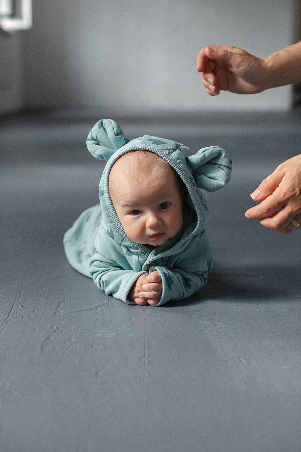 Zezuzulla BABY CLOTHING WITH EARS | JUMPSUIT WITH HOOD | WARM BABY BODYSUIT