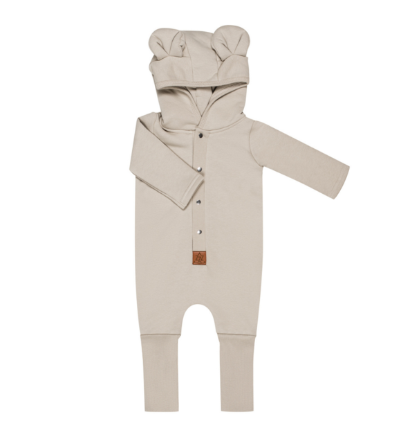 EARED JUMPSUIT BEIGE