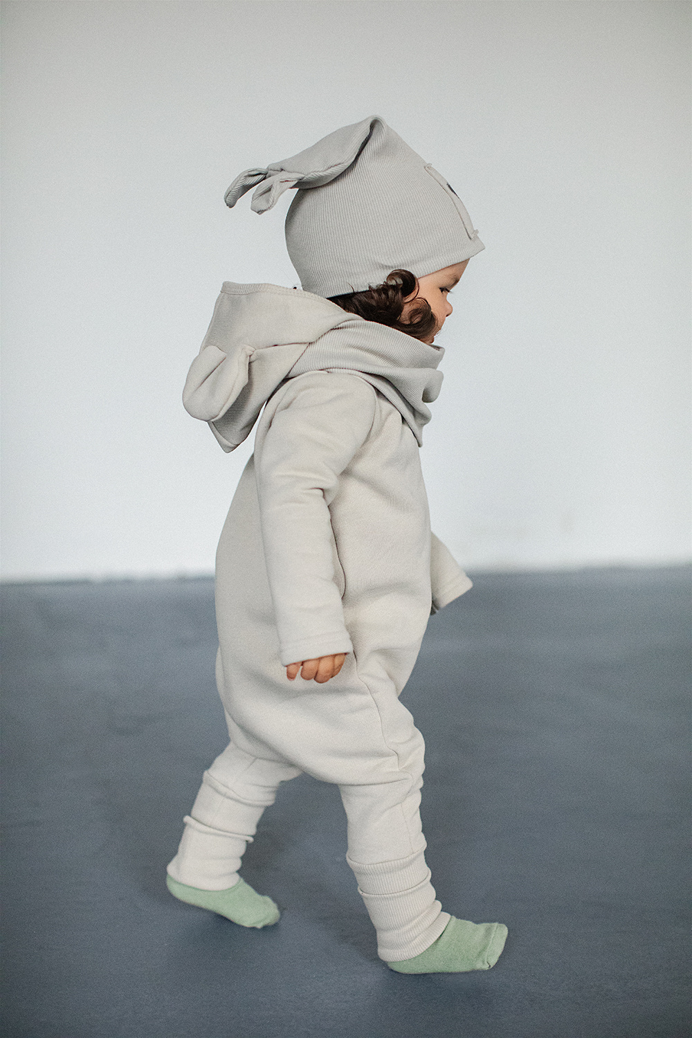 BABYKLEDING MET OORTJES | JUMPSUIT MET CAPUCHON | WARME BABY PAKJE
