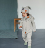 BABYKLEDING MET OORTJES | JUMPSUIT MET CAPUCHON | WARME BABY PAKJE