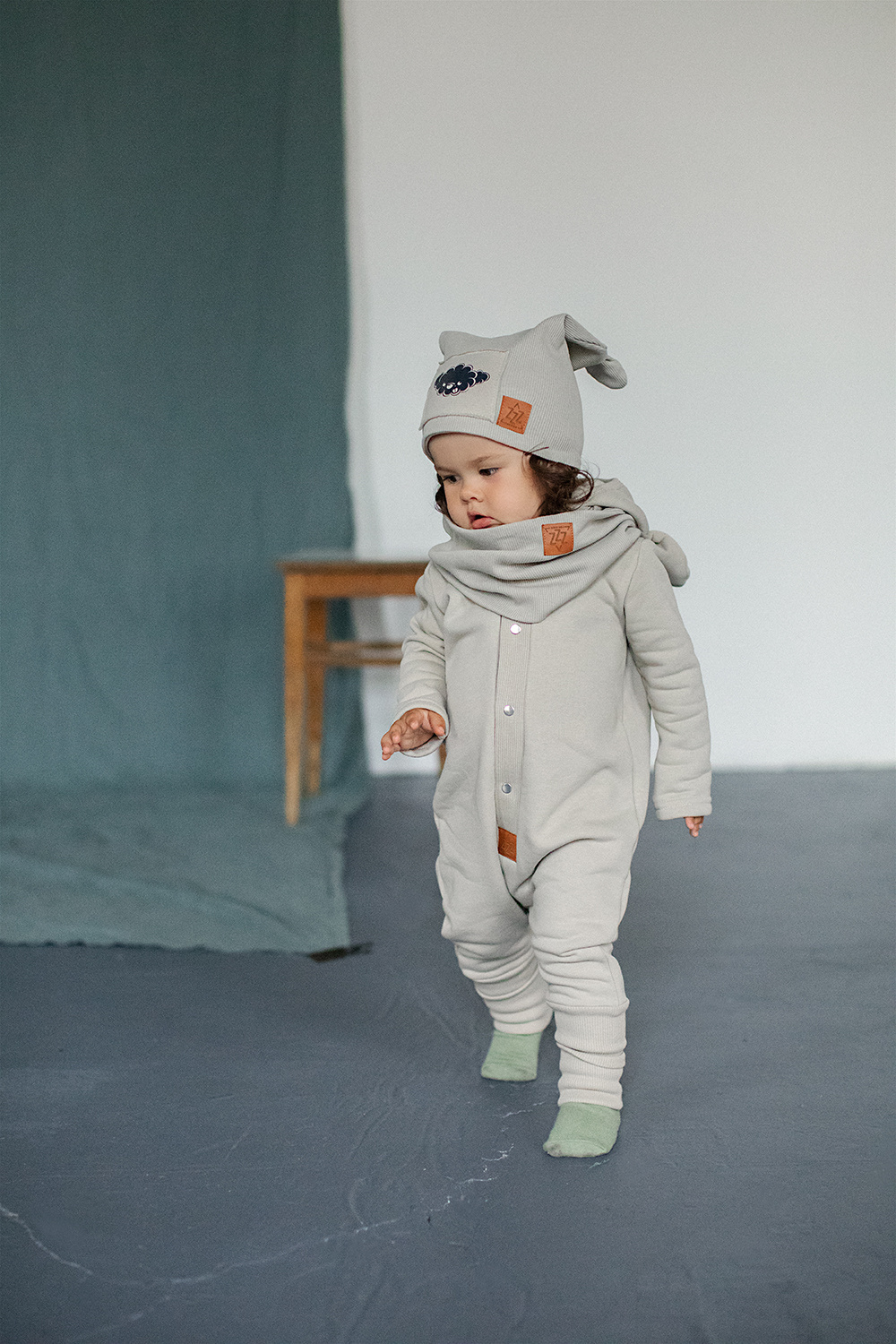 BABYKLEDING MET OORTJES | JUMPSUIT MET CAPUCHON | WARME BABY PAKJE