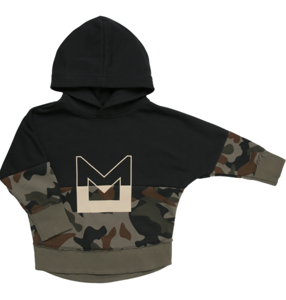 Minikid HOODIE CAMO M