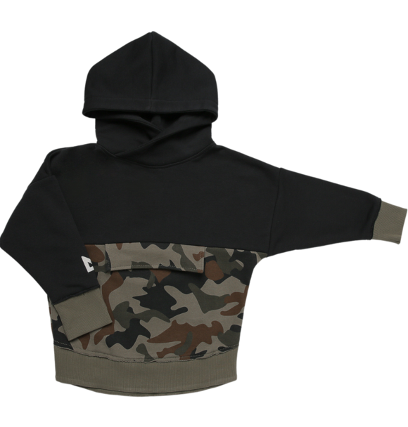 HOODIE CAMO PANEL